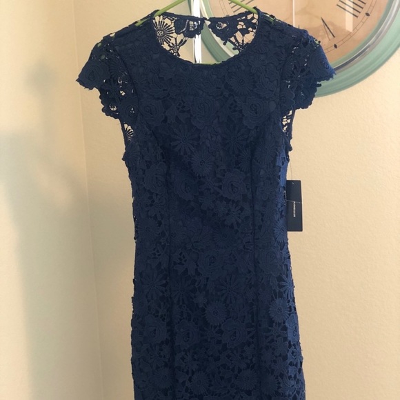 Lulu’s Romance Language Backless Lace Dress - Picture 5 of 6